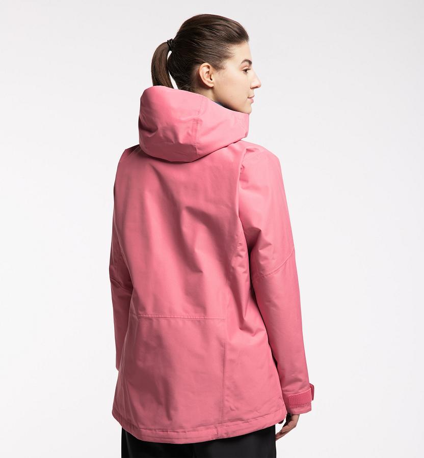 Haglöfs Womens Lumi Ski Jacket Pink New Zealand 45062JADC